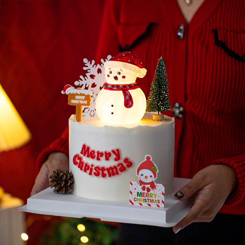圣诞节蛋糕装饰发光手提灯夜灯摆件圣诞老人雪人插牌儿童礼物插件,节庆用品/礼品,节日装扮用品,淘宝优惠券,粉丝福利购,淘宝优惠卷