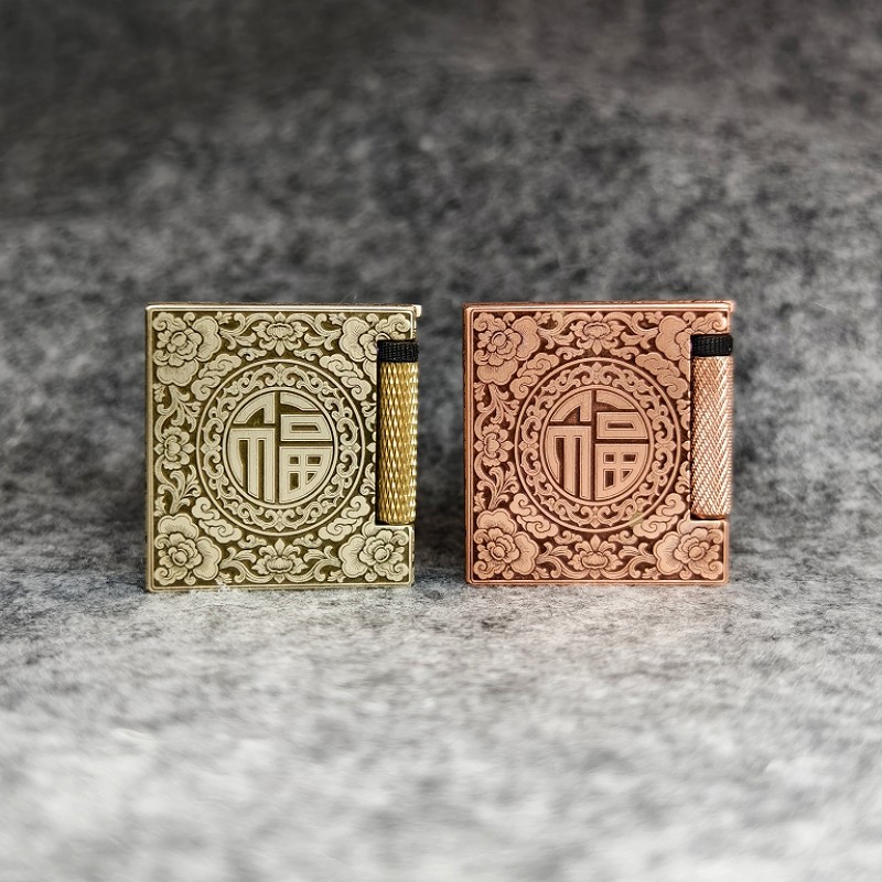 新款老伙计手工煤油打火机纯铜掏空长续航防风经典男士礼物雕刻