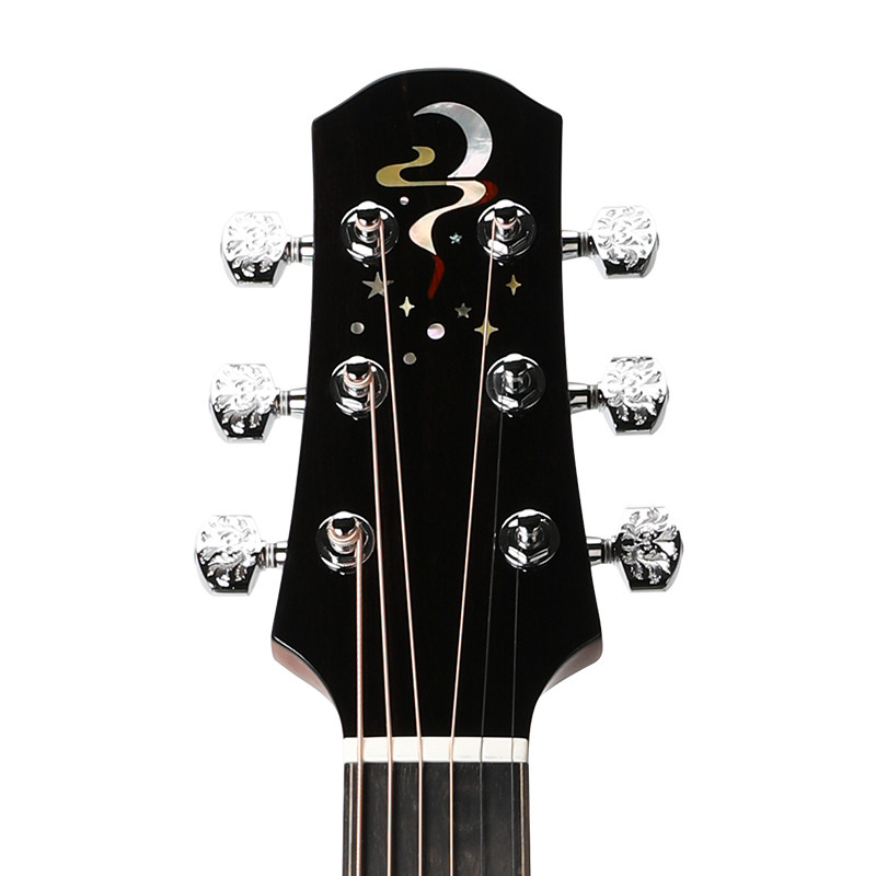 麦杰克magic手工全单1AJ鲸琴 4A月夜 专业演出 演奏 单板民谣吉他