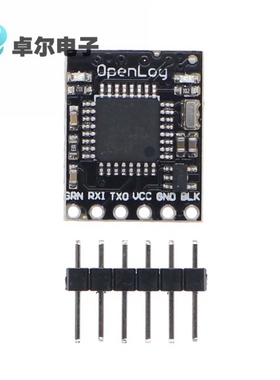 黑色 Openlog 数据记录器飞控板FLASH串口数据存储/黑匣子