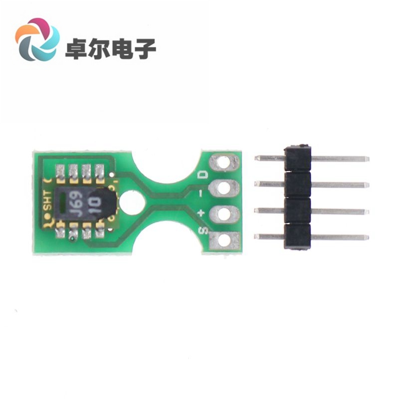 SHT10数字温湿度传感器 单总线输出温湿度模块