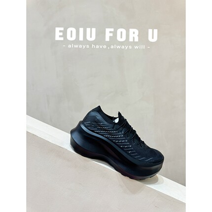 EOIU早春踏青款！26s明星同款厚底增高7cm系带德比鞋休闲运动鞋女
