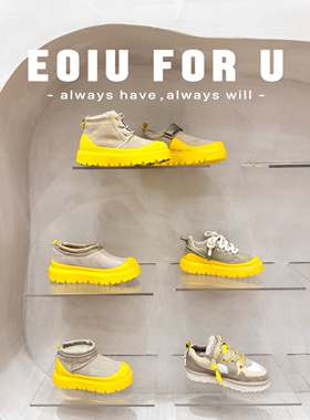 EOIU 25-11 出口渠道 小麦黄明星同款男女情侣羊毛短靴大码雪地靴