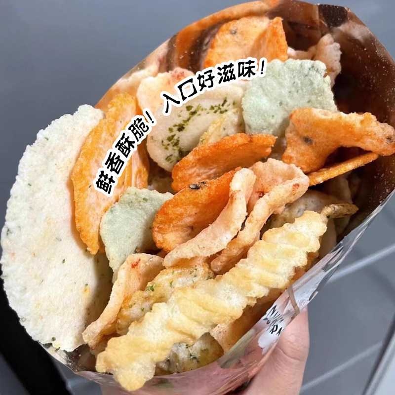 新货到！日本进口池田屋虾饼虾条仙贝膨化食品儿童休闲零食龙虾片