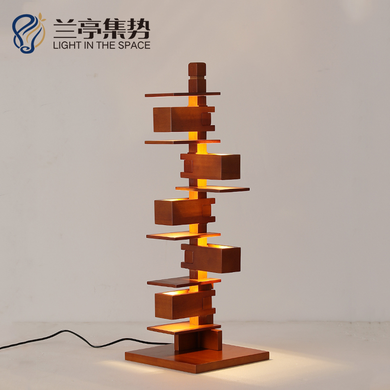 Frank Lloyd Wright 经典名作Taliesin3 大台灯日式建筑书房木纹