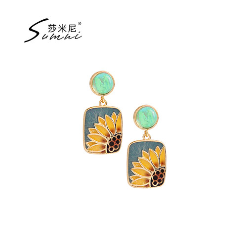 sumni欧美风珐琅滴釉女