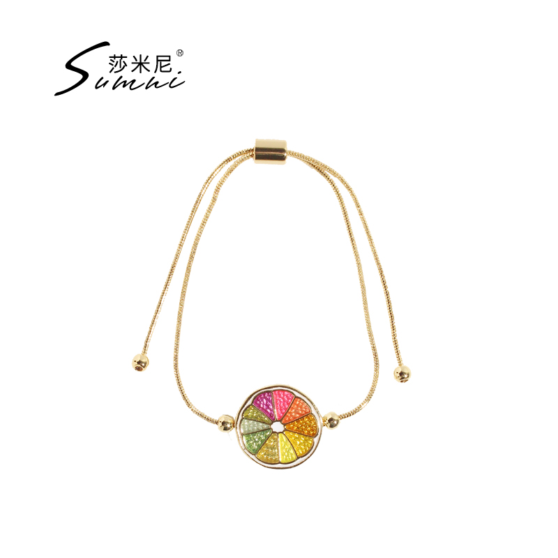 sumni/莎米尼女珐琅滴釉欧美风