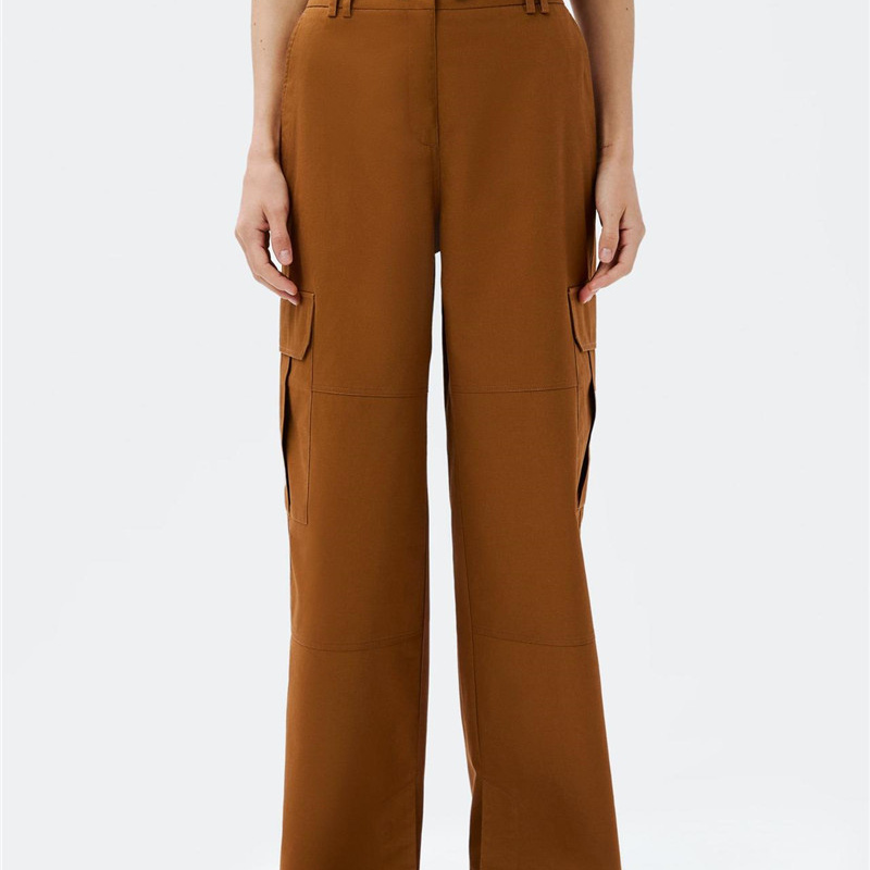 巴西全棉梭织新款口袋工装裤