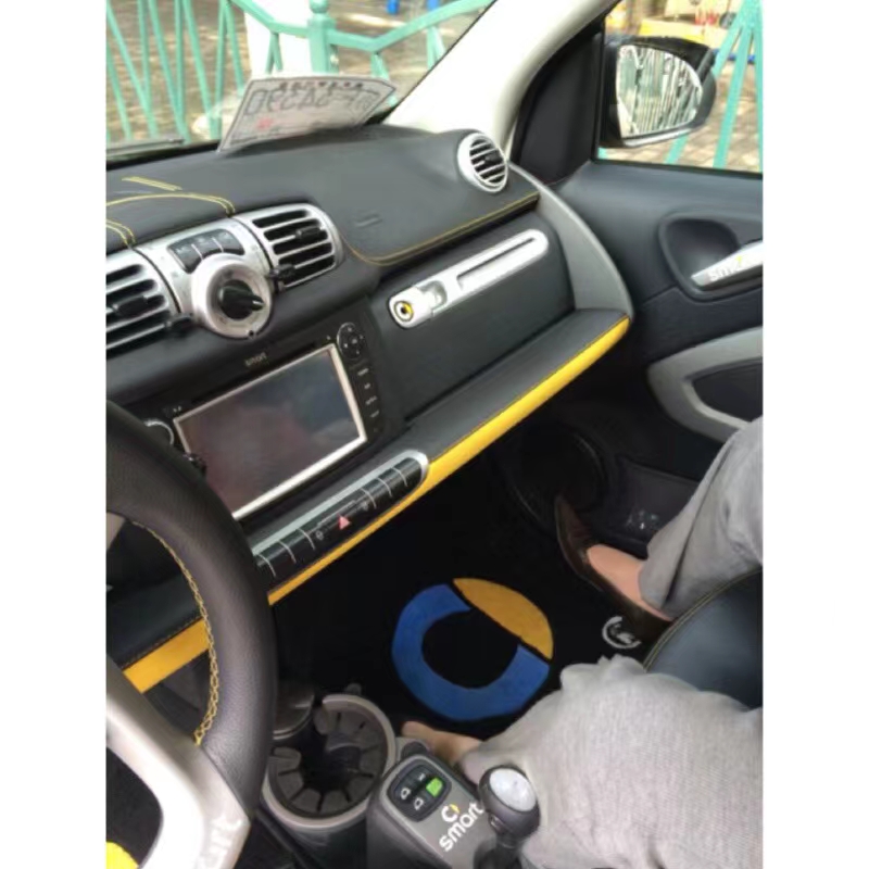 奔驰斯玛特脚垫门专用坐地毯式