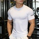 t恤男款 2026夏男士 跑步训练服运动健身上衣速干高弹短袖