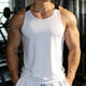 速干背心跑步训练衣服高弹力宽松 运动健身无袖 夏季 男士