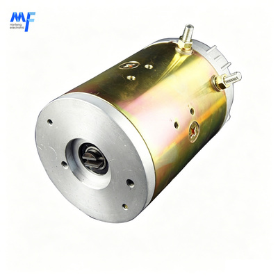 24V 2KW 12V 1.6KW 4.5英寸 直流液压油泵有刷电机马达一字键凹槽