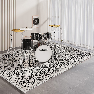 Smefy 架子鼓专用隔音地毯超强静音楼上楼下吸音减震地垫防水可擦