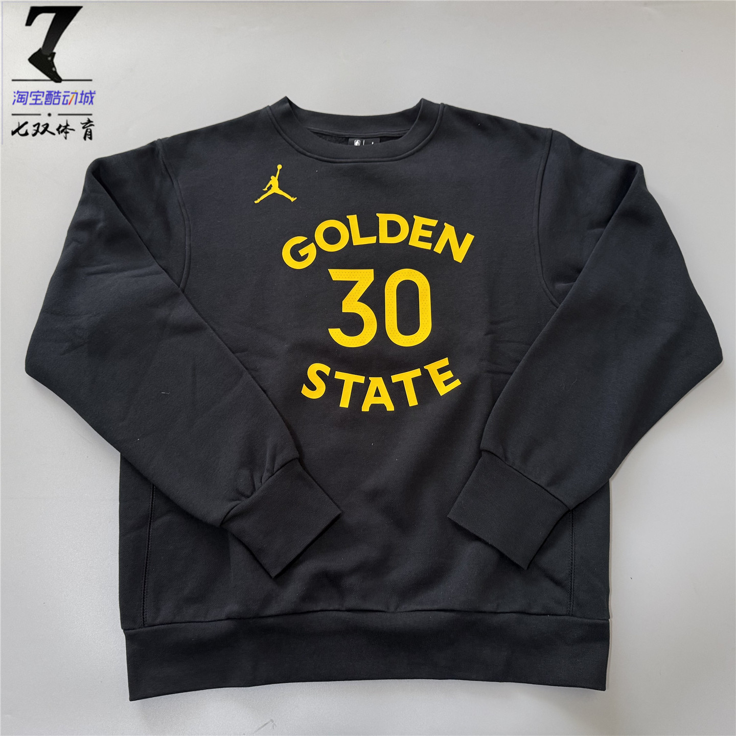 Air Jordan 金州勇士库里 男子薄绒篮球休闲卫衣长袖 FV8669-010