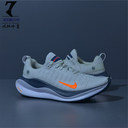 Nike REACTX INFINITY RUN 4 白灰 男子透气缓震跑步鞋DR2665-010