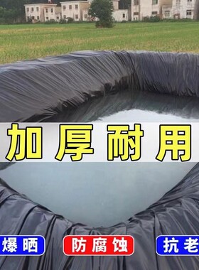 鱼塘防渗膜 鱼池防水膜 养殖膜护坡膜土工膜藕池膜专用黑色塑料膜