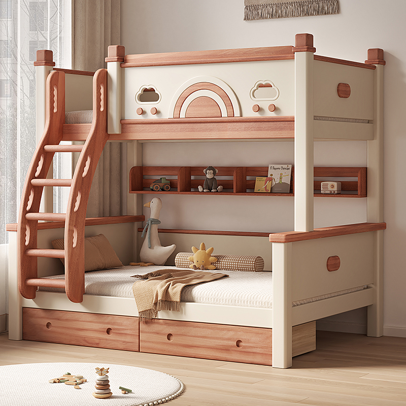 5折：实木上下床儿童高低床