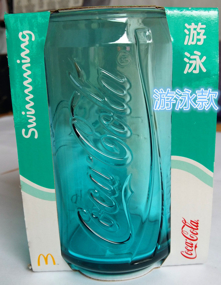 2016麦当劳可乐杯巴西奥运可口可乐玻璃杯游泳排球举重全套现货