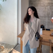 新款 宽松显瘦chic小西服 韩版 西装 fullmoon薄款 短外套女2019夏季