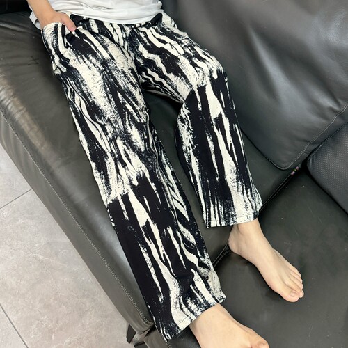 夏款男女裤情侣大码棉绸