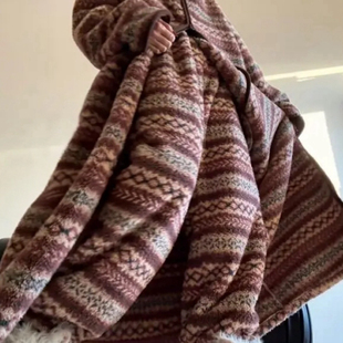 【加厚】米粒绒秋冬女士宽松加肥保暖可外穿舒适休闲遛弯家居裤