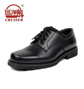 3513巡洋舰正品真皮圆头正装时尚商务男士系带头层牛皮工装鞋包邮