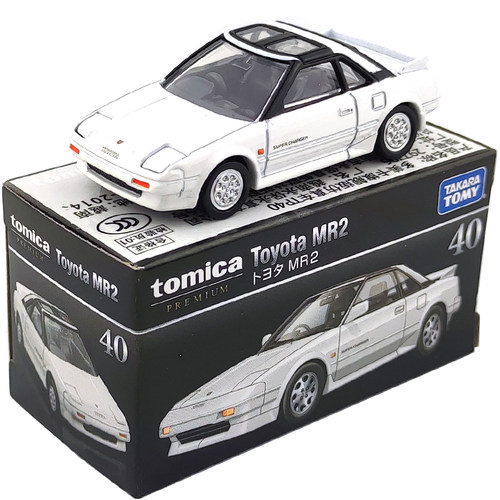 多美卡TP40丰田MR2跑车合金车TOMICA旗舰版车模收藏黑盒