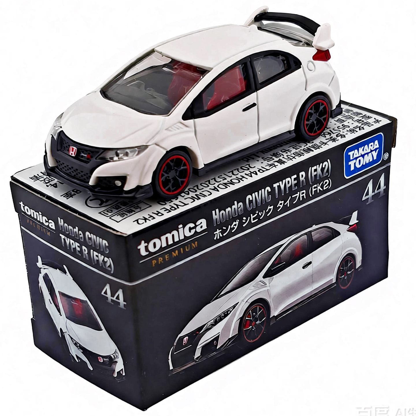 多美卡合金车小车模TOMICA旗舰版黑盒收藏TP44本田思域TYPE R FK2