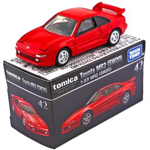 多美卡小车TOMICA旗舰版车模合金车收藏TP42丰田 MR2(SW20)黑盒
