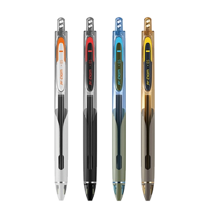 点石制笔5a考试笔笔芯按动式中性笔签字水性初高中小学生专用碳素黑色0.5mm双珠CS顺滑ST头刷题静音速干顺滑