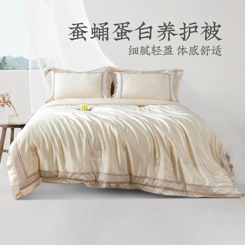 远梦家纺被子蚕蛹蛋白养护四季被莱赛尔春秋被双人空调被商超同款