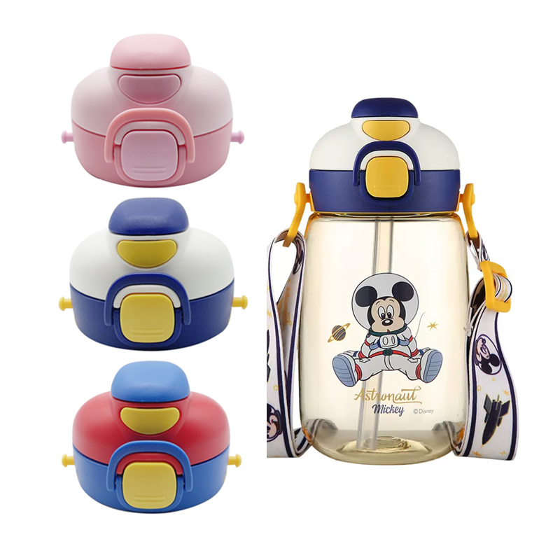 迪士尼HM-3404双饮保温杯儿童吸管保温直饮杯盖子吸嘴替换配件