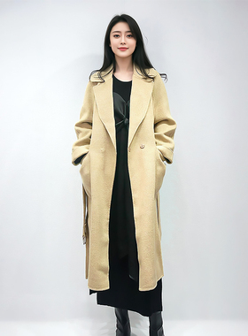 季候风专柜正品通勤时尚气质高品质双面毛呢大衣外套女0854DA227