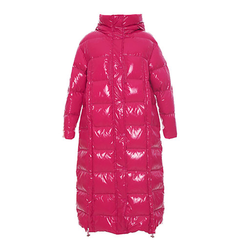 季候风休闲白鸭绒中长款羽绒服