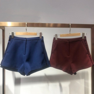通勤简约休闲百搭显腿长直筒纯色短裤 新款 I919 候风秋季 季