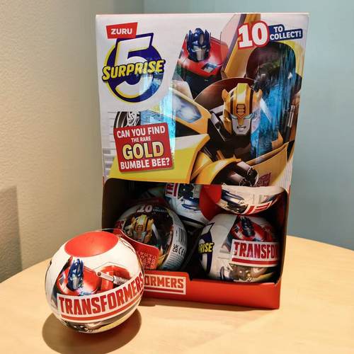 zuru五倍惊喜蛋之变形金刚男孩迷你汽车玩具摆件盲盒儿童生日礼物