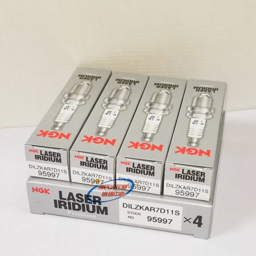 NGK双铱金火花塞 DILZKAR7D11S 95997 4支装适用于本田奥德赛