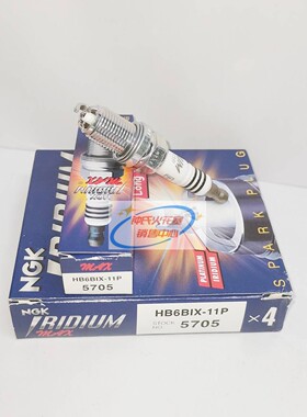 NGK铱铂金火花塞HB6BIX-11P适用于吉姆尼帕杰罗V73 V77宝来RAV4
