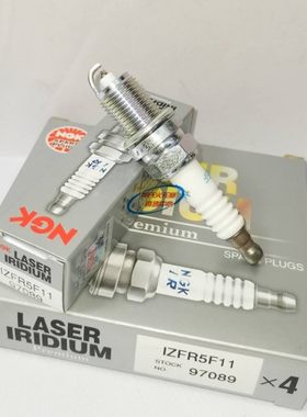NGK铱铂金火花塞IZFR5F11 97089 4支装适用于指南者酷威自由客