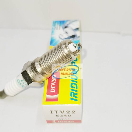 电装铱金火花塞ITV22适用致胜2.0T翼虎锐界沃尔沃S60V40捷豹揽胜