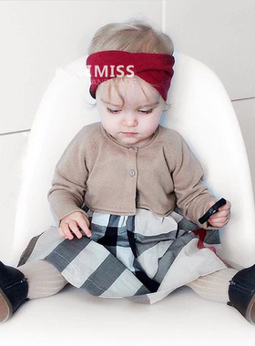 INS欧美风宽款亲子纯棉发带薄款夏季遮囟门帽带包邮凹造型头饰