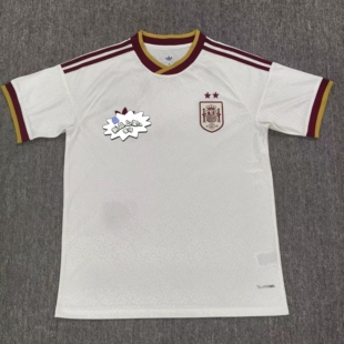 2627西班牙主客场球衫球迷版足球服球衣短袖上衣运动服定制印号