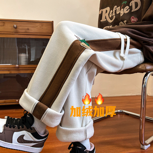 冬季加绒加厚保暖休闲裤男女中性kk342p55控69,千鸟格衣服搭配女图片