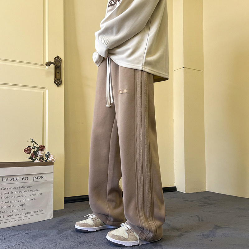 冬季加绒加厚休闲裤男女宽松保暖裤kk346p55控69,男装休闲裤,星座712