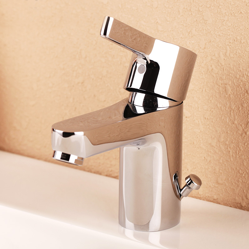 科勒水龙头齐悦单孔洗脸台盆浴室柜龙头冷热水龙头铜k-r16098t