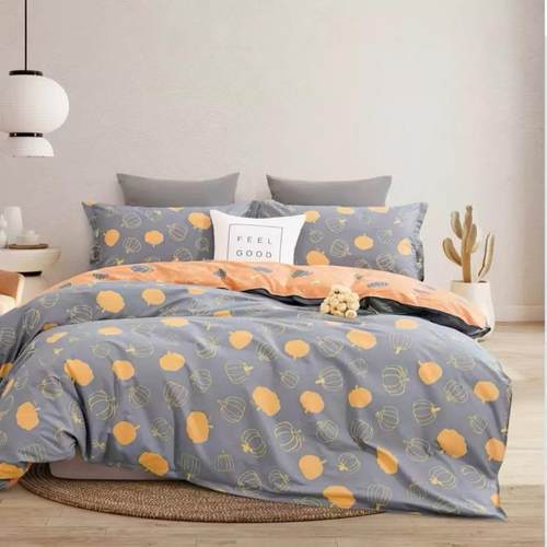 免费加工  幸福南瓜AB版  床单 被套 四件套    荣源印染纯棉斜纹