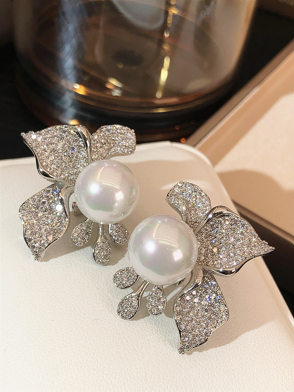 百搭礼服休闲花朵耳坠耳环耳饰品