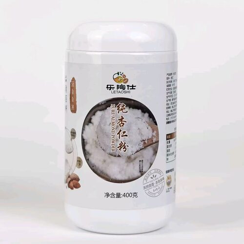 乐陶仕杏仁粉无添加南北杏仁纯粉即食免煮营养代餐烘焙400g/250g