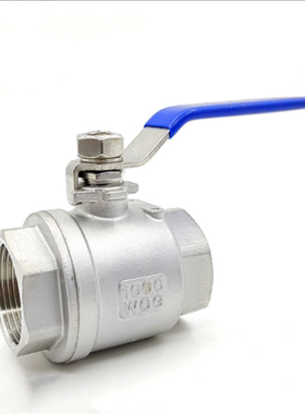 304不锈钢Q11F-16P二片式通径丝口球阀高压开关水阀4分6分DN15 25