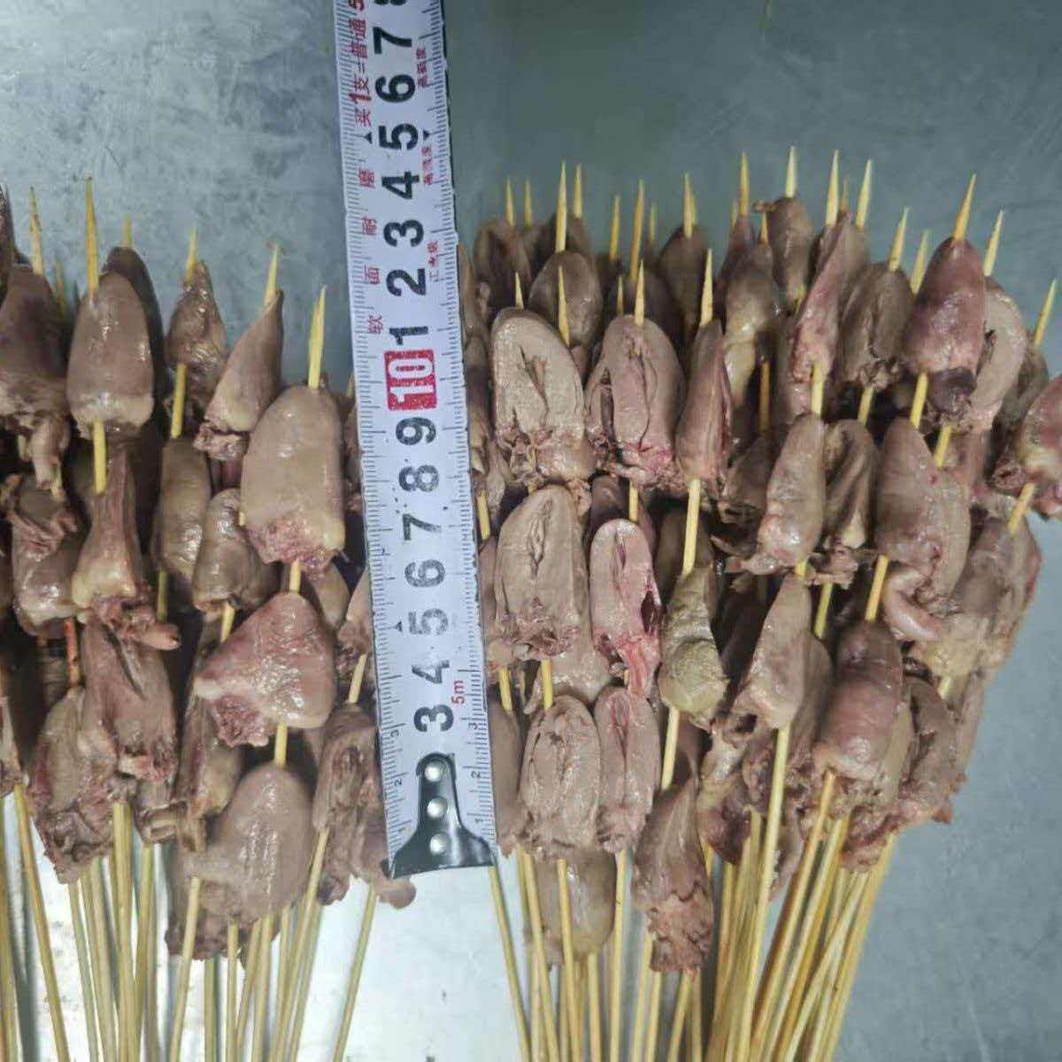 3片切半鸡心500串冷冻生鸡心钵钵鸡食材油炸烧烤卤味串串香商用